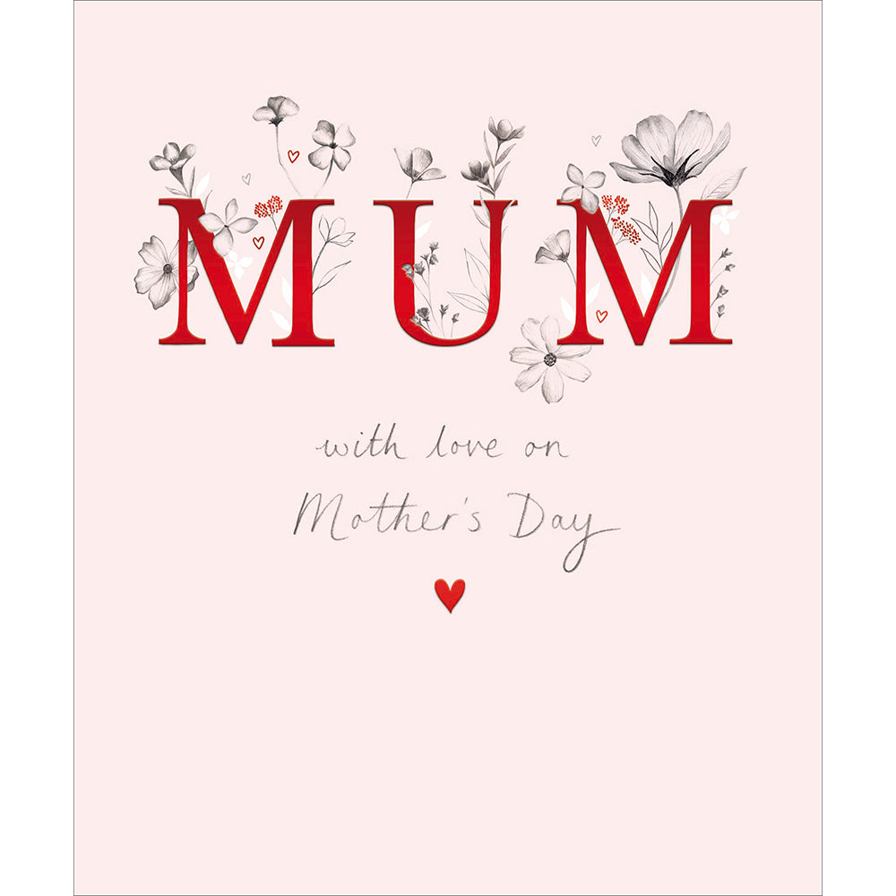 Floral Sprigs MUM Mother&#39;s Day Card by Penny Black