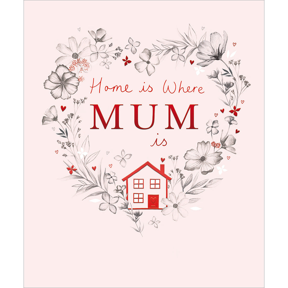 Home Is Where Mum Is Mother&#39;s Day Card by Penny Black