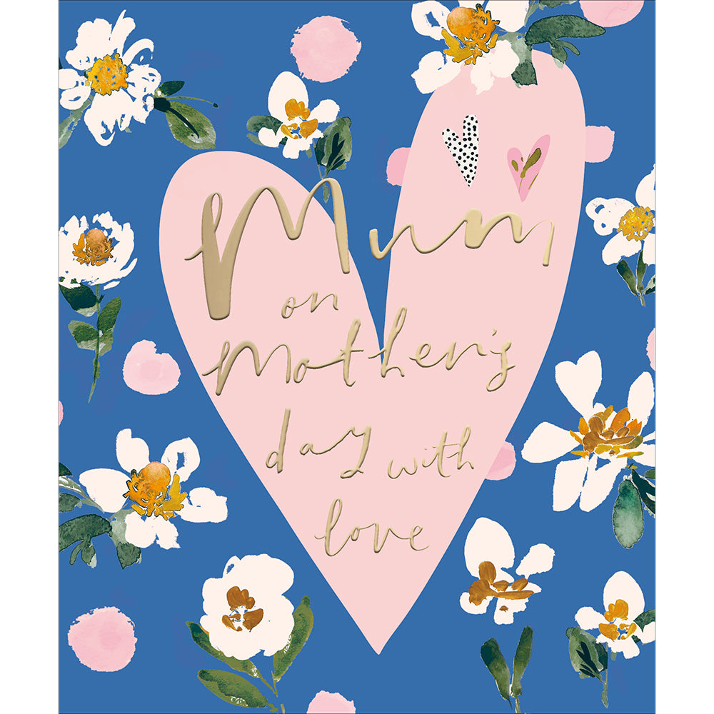 Painted Daisies Mum Heart Mother&#39;s Day Card by Penny Black