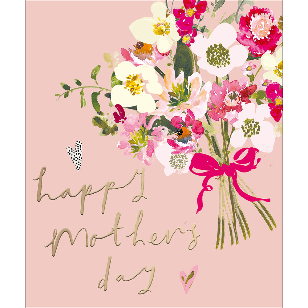 Hand Tied Floral Bouquet Mother&#39;s Day Card by Penny Black