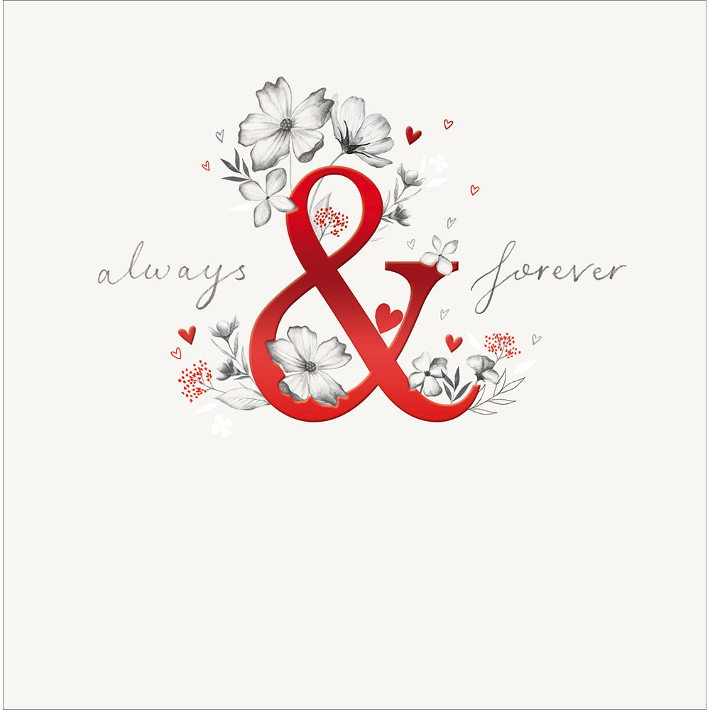 Always &amp; Forever Filigree Valentine&#39;s Day Card by penny black