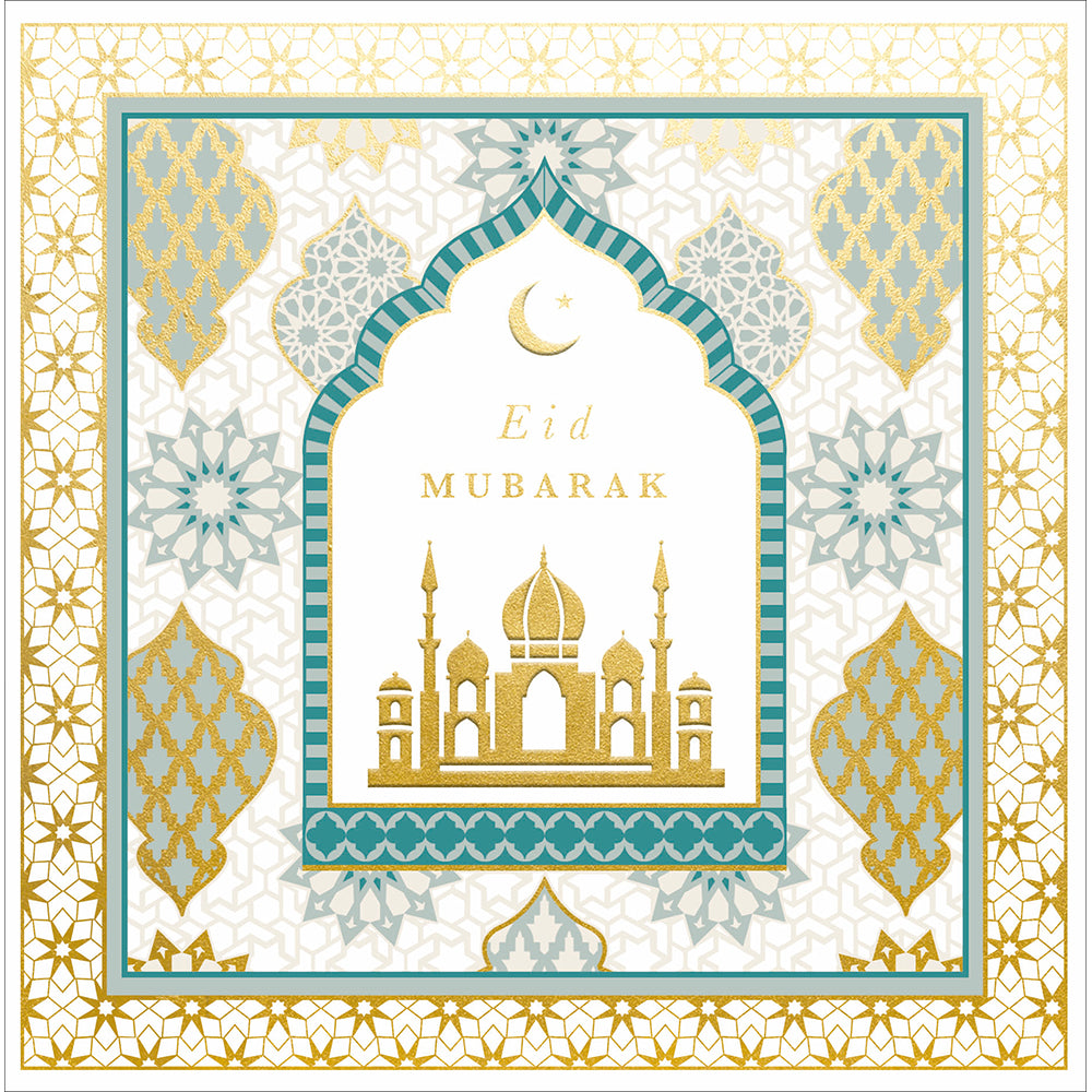 Arabic Mosaic Eid Celebration Card by penny black