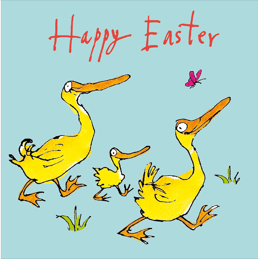 Easter Waddle Quentin Blake Card by penny black