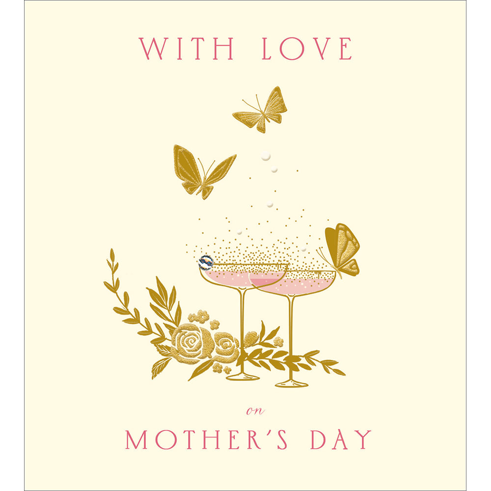 Pink Cocktails Mother&#39;s Day Card by Penny Black