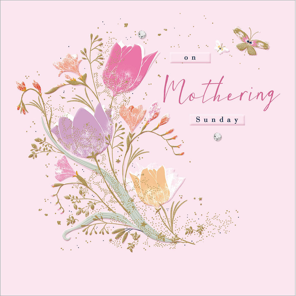 Tulips Embellished Mothering Sunday Card by Penny Black