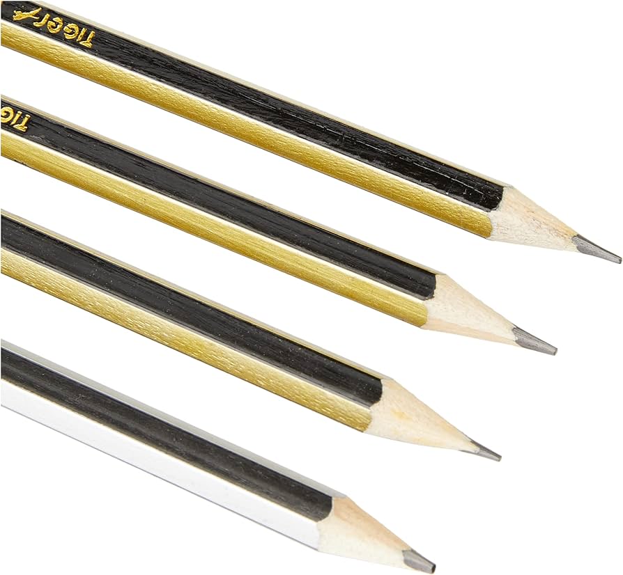 Black Pencil - Pencils With Eraser 