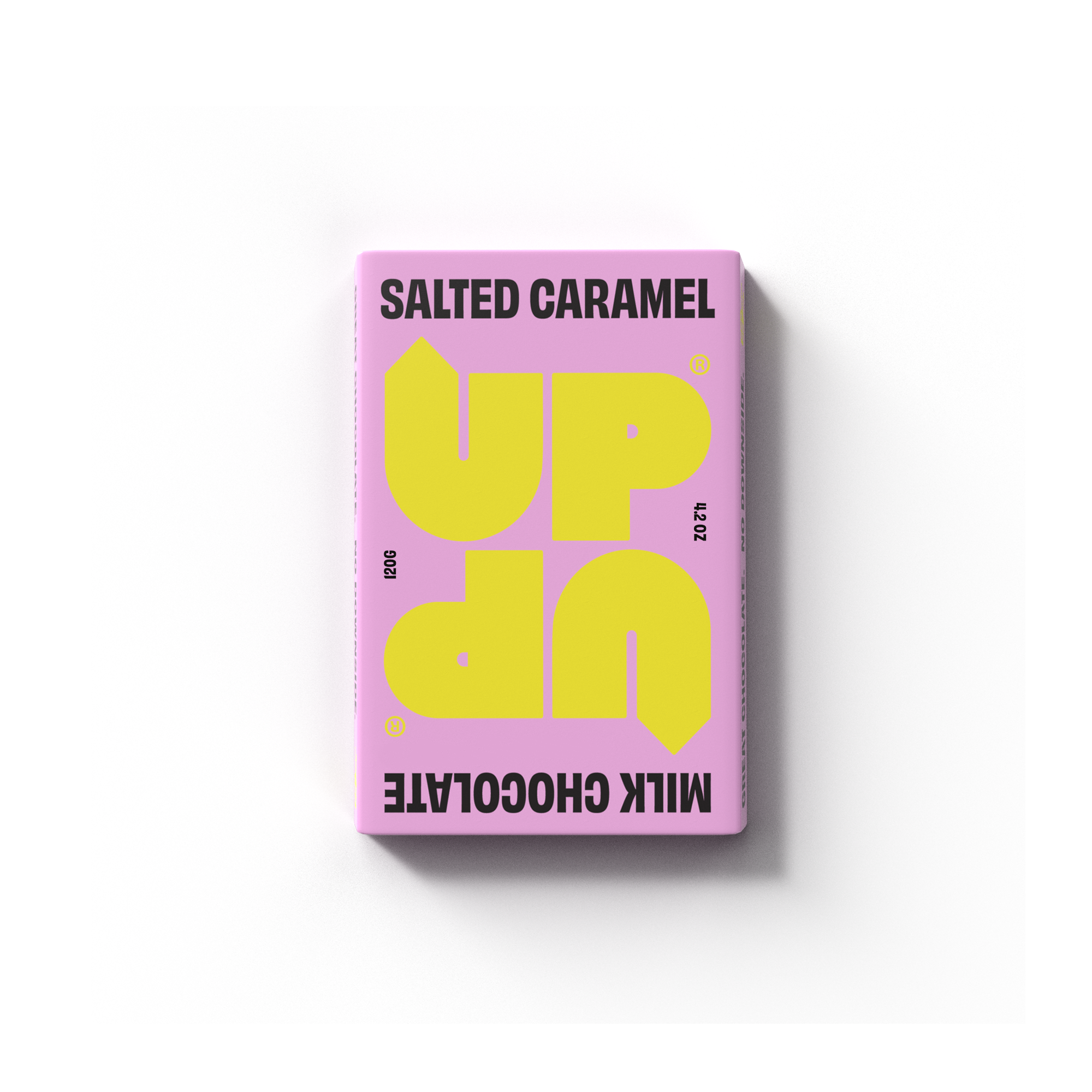 UP-UP Ethical Salted Caramel Milk Chocolate Bar 120G by penny black