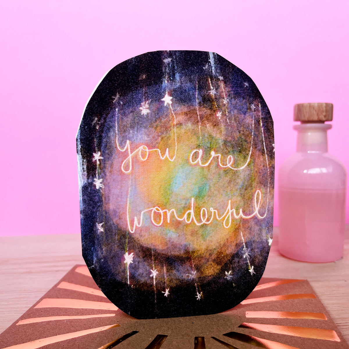 You are Wonderful Stars Cut Out Card by laura skilbeck at penny black