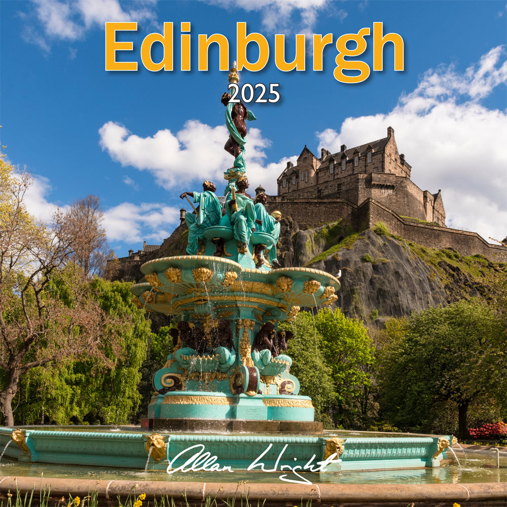 Allan Wright Edinburgh 2025 Calendar by penny black