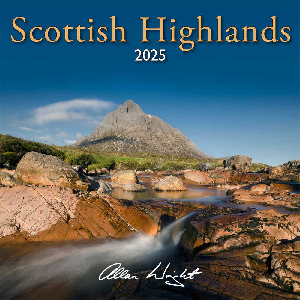 Allan Wright Scottish Highlands 2025 Calendar by penny black