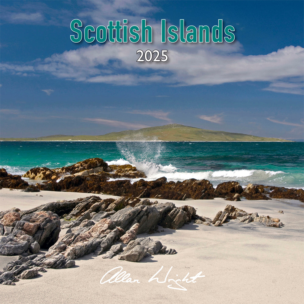 Allan Wright Scottish Islands 2025 Calendar by penny black