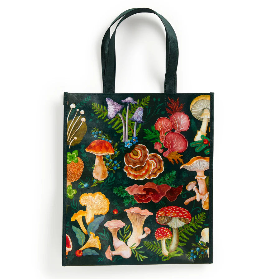 World of Mushrooms Reusable Shopping Bag by penny black