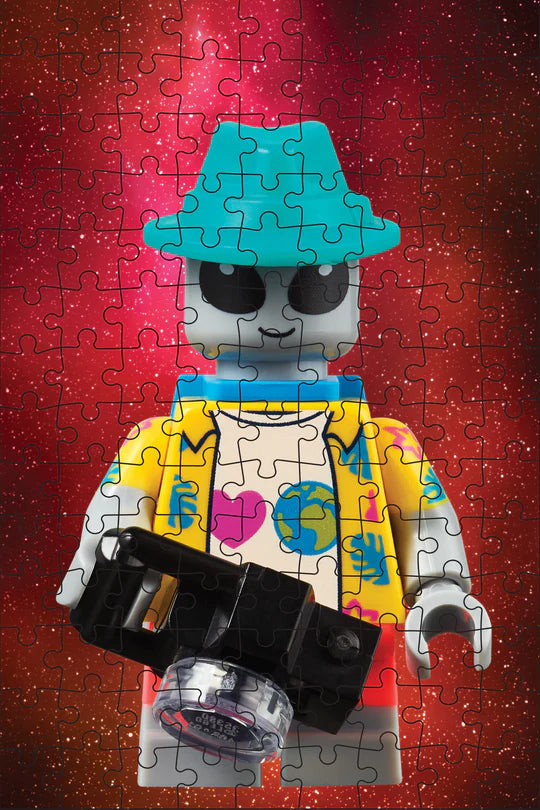 LEGO Mystery Minifigure Mini Puzzle - Space Edition - alien tourist design by penny black