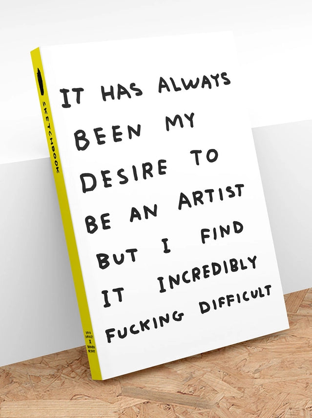 Be An Artist David Shrigley Art Sketchbook by penny black