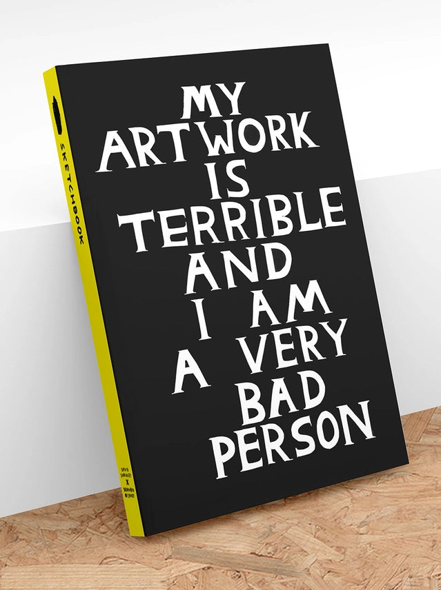 My Artwork is Terrible David Shrigley Art Sketchbook by penny black