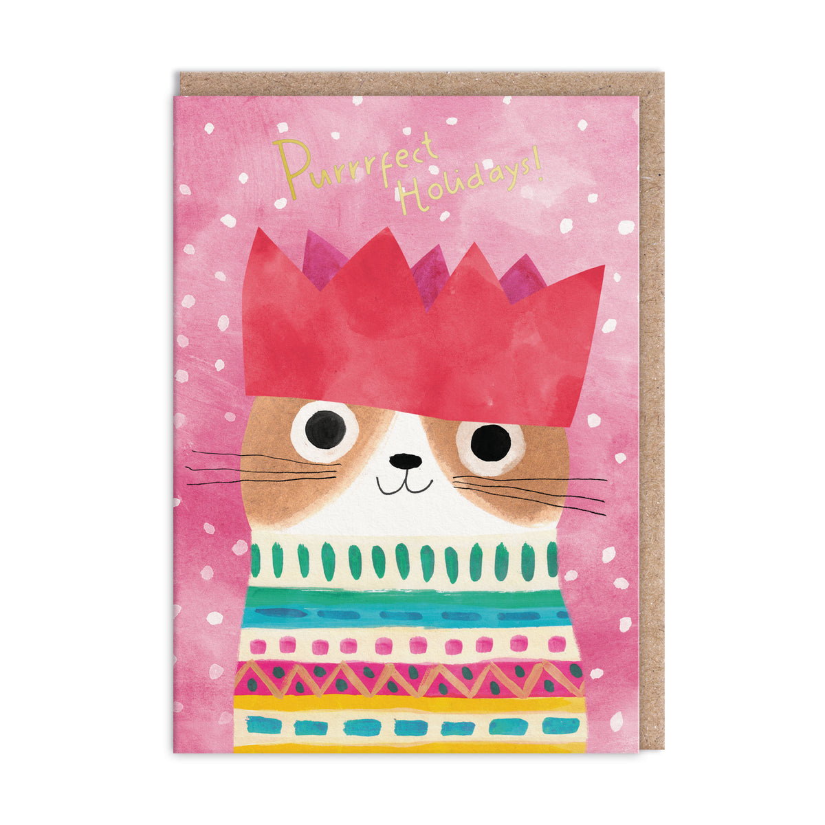 Cute Cats Christmas Card Set 9 Pack by penny black - cracker crown design