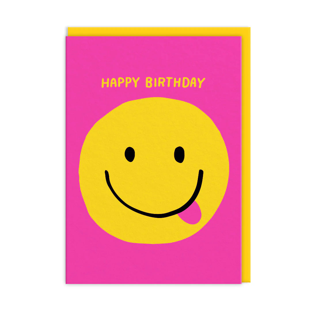 Cheeky Smiley Ashkahn Birthday Card by penny black