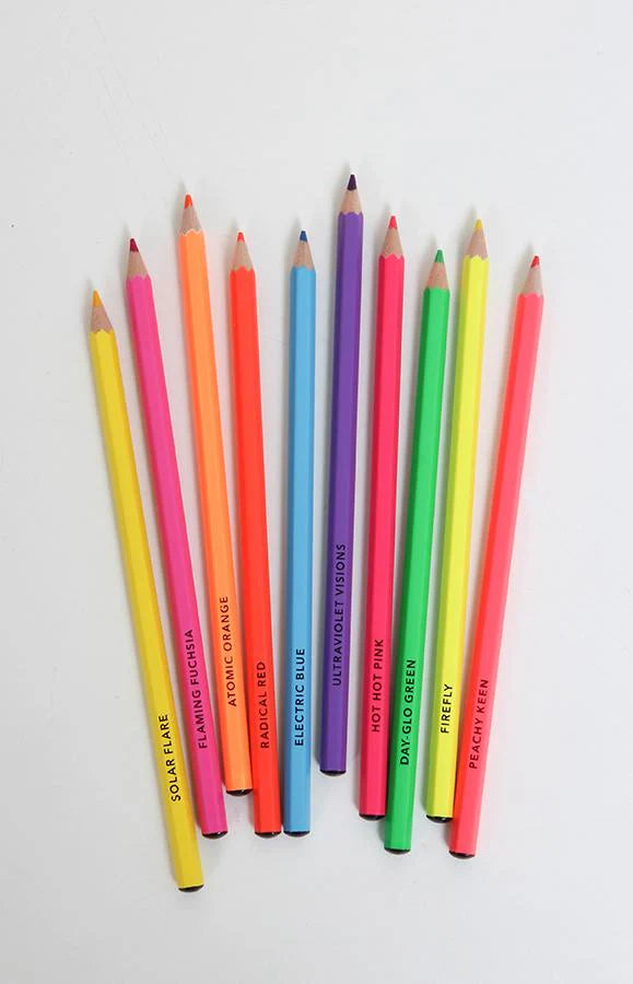 Bright Ideas - Neon Colour Pencils 10pk
by penny black