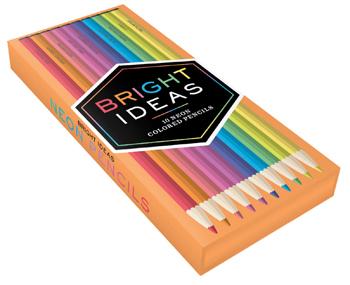 Bright Ideas - Neon Colour Pencils 10pk by penny black