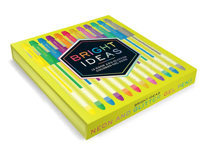 Bright Ideas - Neon and Glitter Colour Gel Pens 12pk by penny black