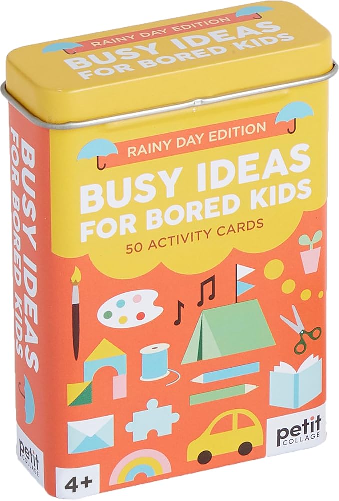 Busy Ideas for Bored Kids Tin - rainy edition by penny black