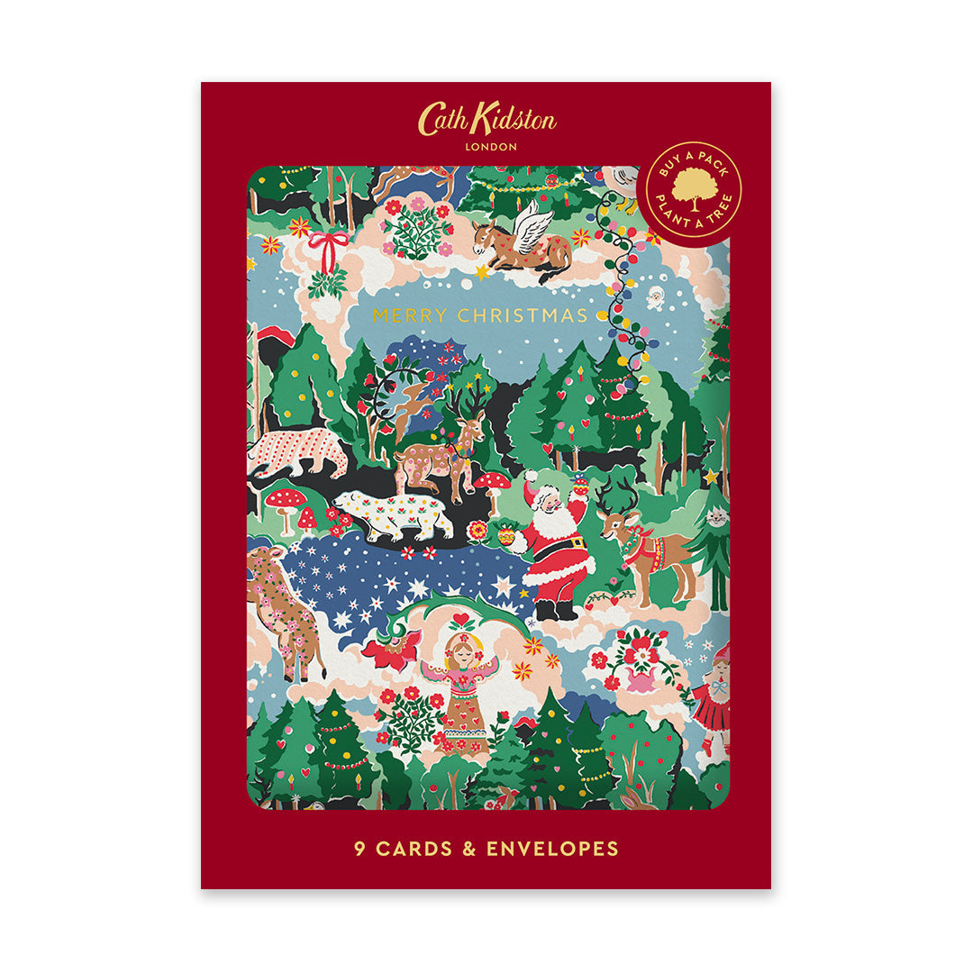 Cath Kidston Christmas Card Set 9 Pack by penny black