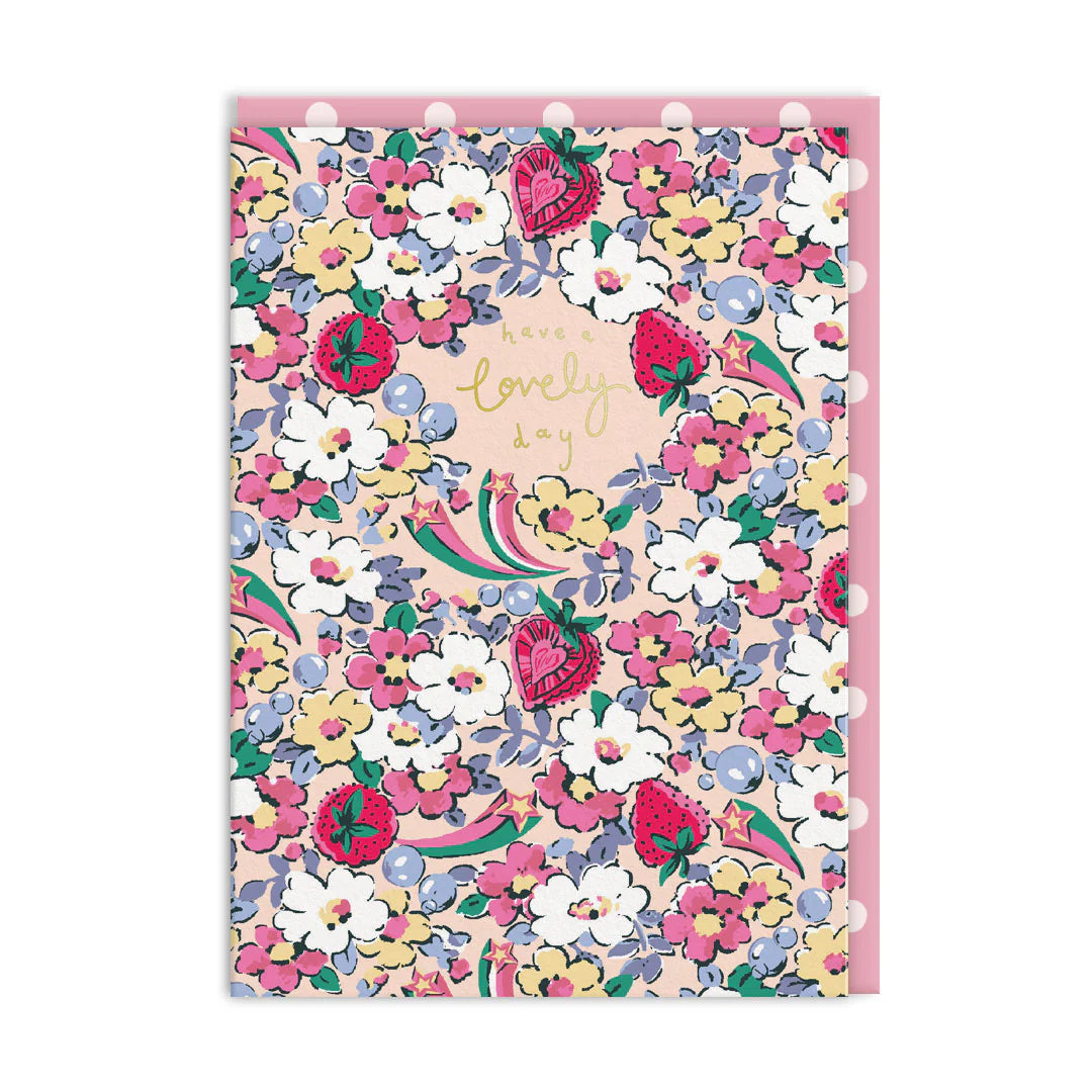 Lovely Day Ditsy Cath Kidston Card by penny black