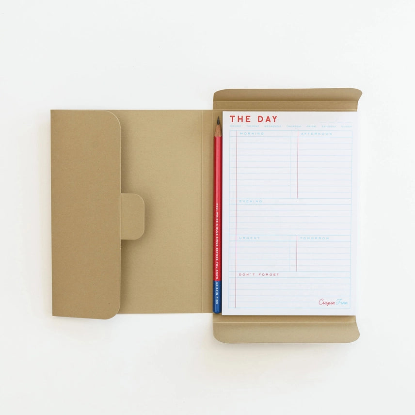 The Day Note Pad by Crispin Finn