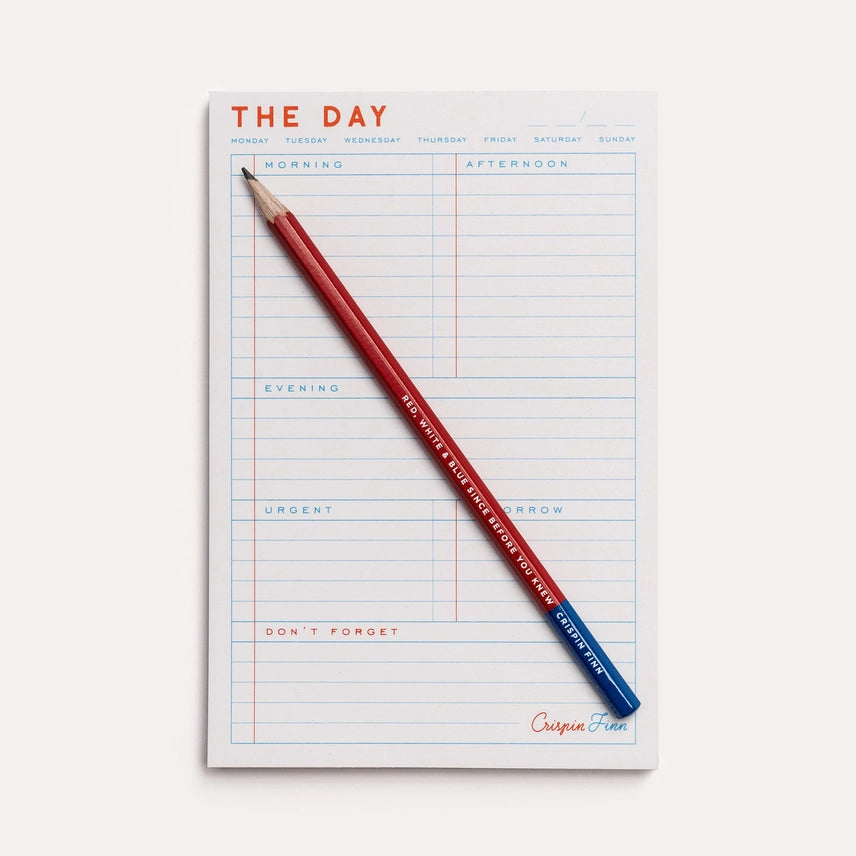 The Day Note Pad by Crispin Finn