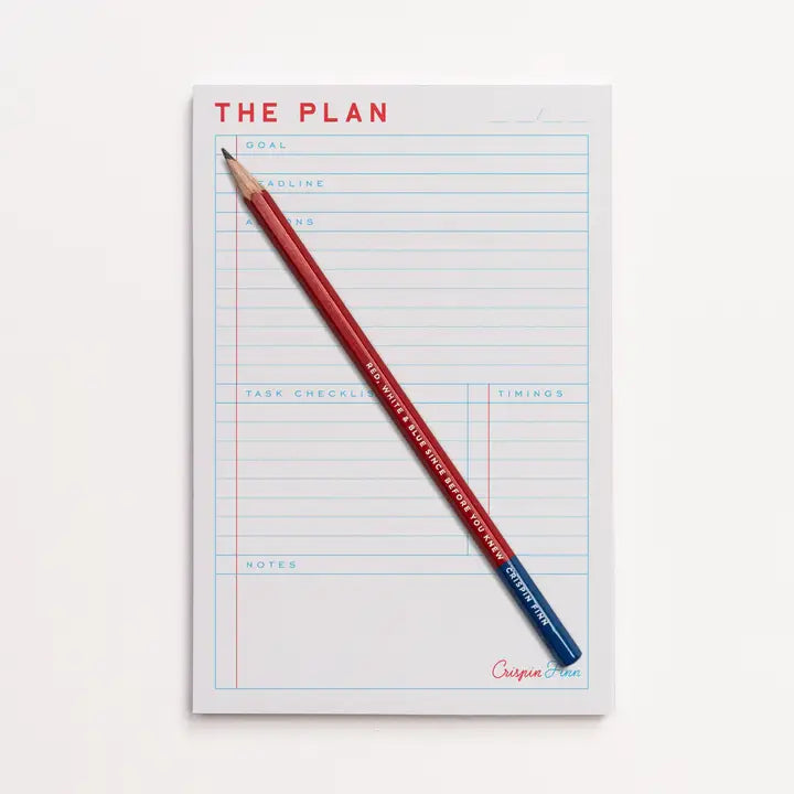 The Plan Note Pad by Crispin Finn