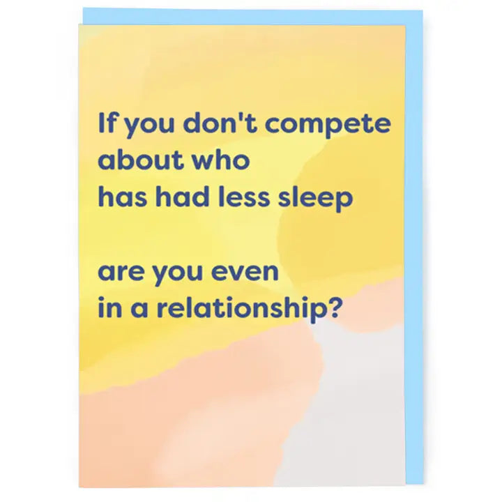 Sleep Competition Valentine&#39;s Day Card by penny black