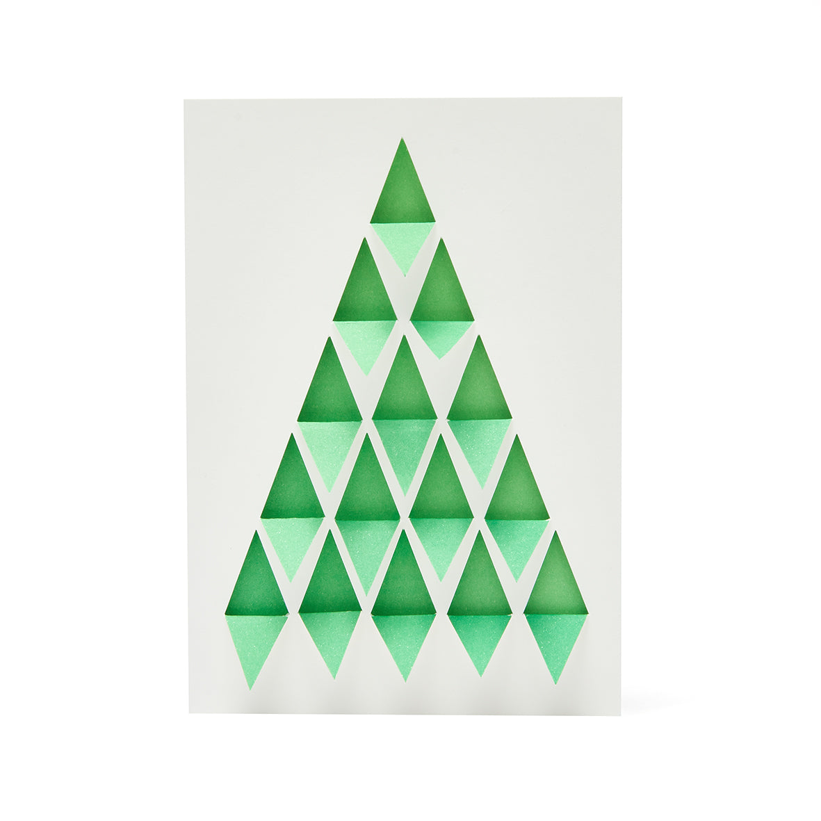 Christmas Tree Cut-Out Card by penny black