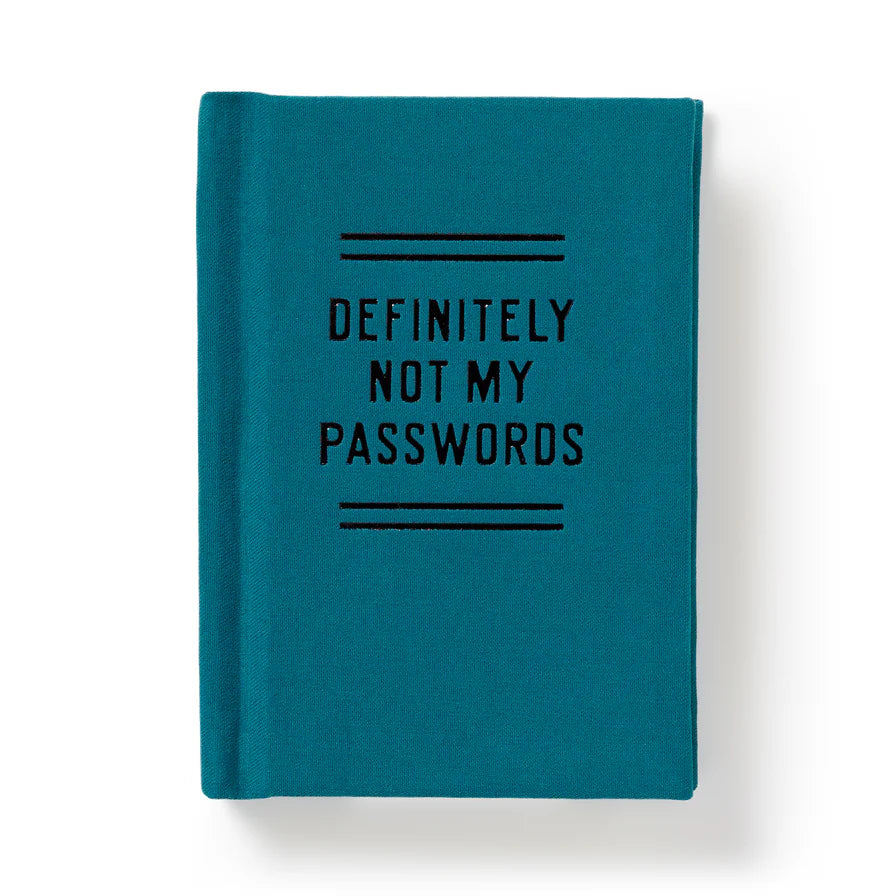 Definitely Not My Passwords - Mini Password Diary by penny black