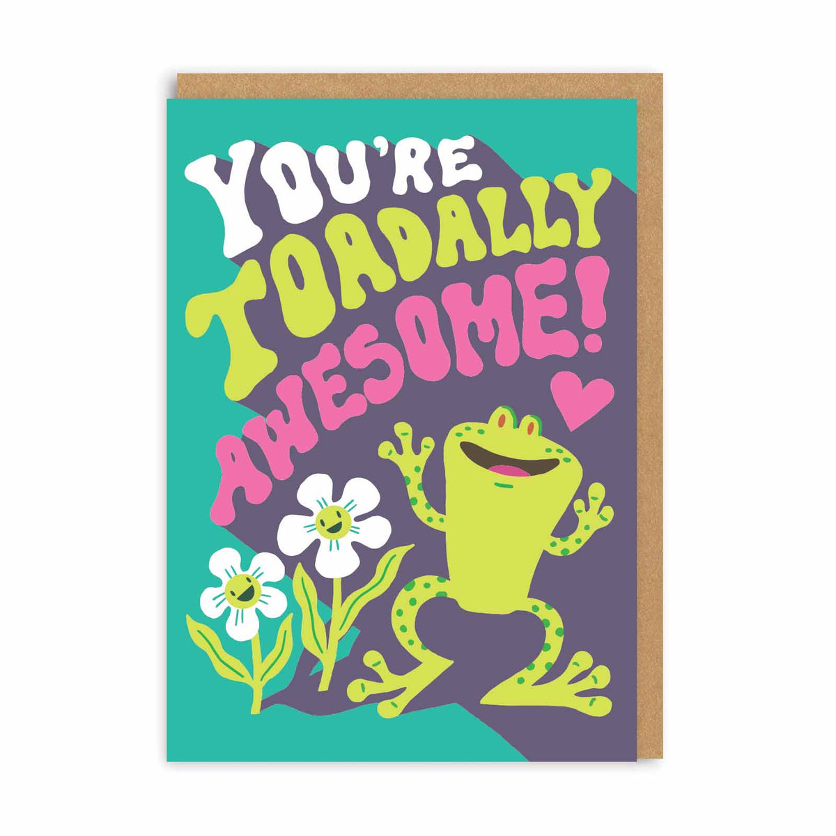 You&#39;re Toadally Awesome Valentine Card by penny black