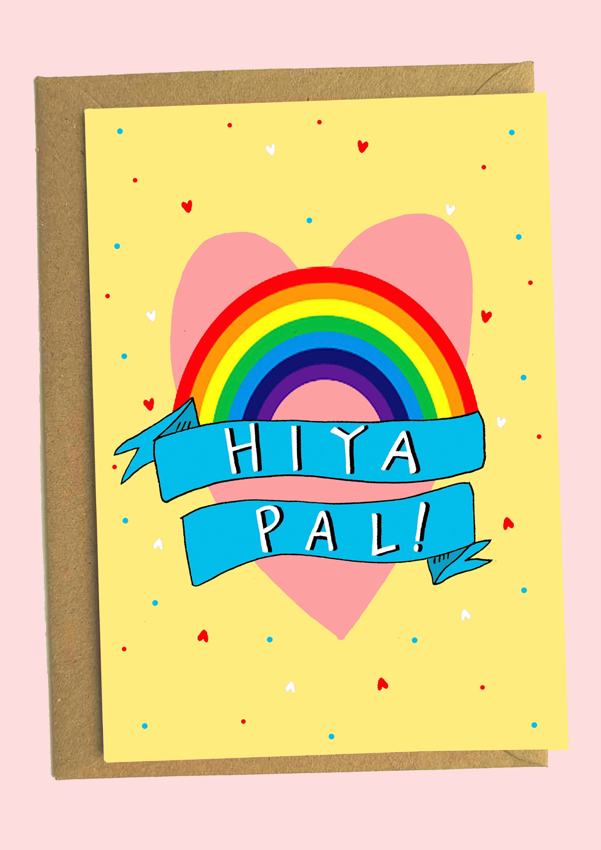 Hiya Pal Illustrated Card by penny black