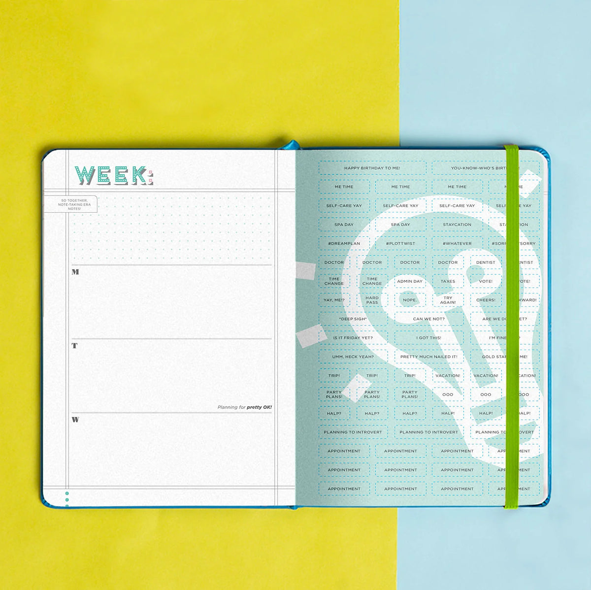 In My Planning Era 12 Month A5 Planner by penny black - week view