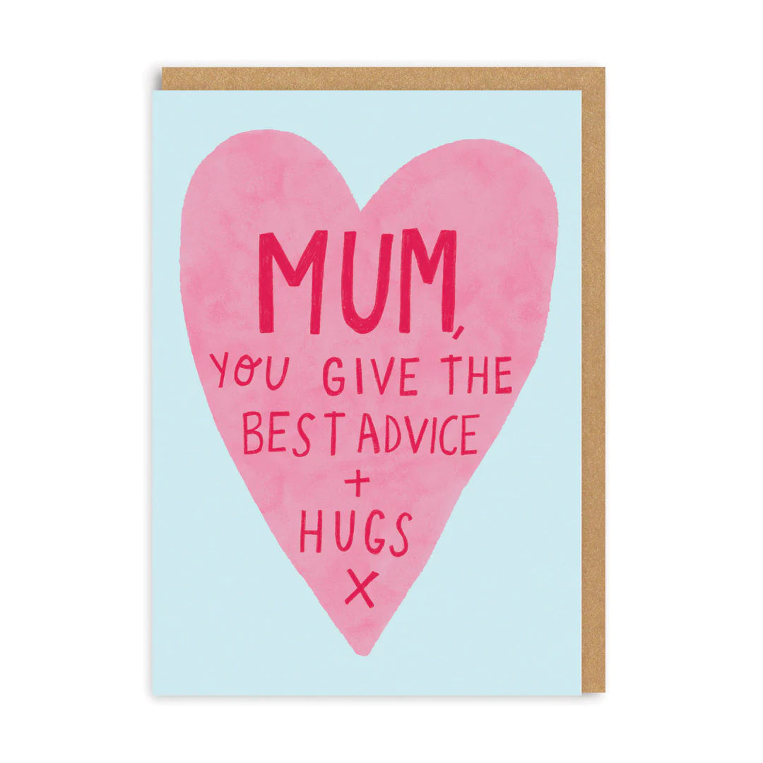 Best Advice and Hugs Mother&#39;s Day Card by penny black