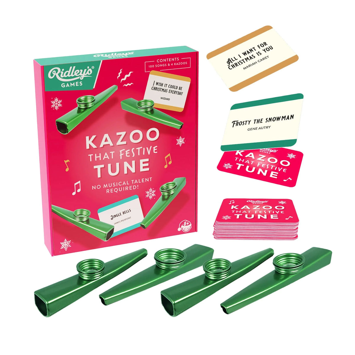 Kazoo That Festive Tune Christmas Game with contents by penny black