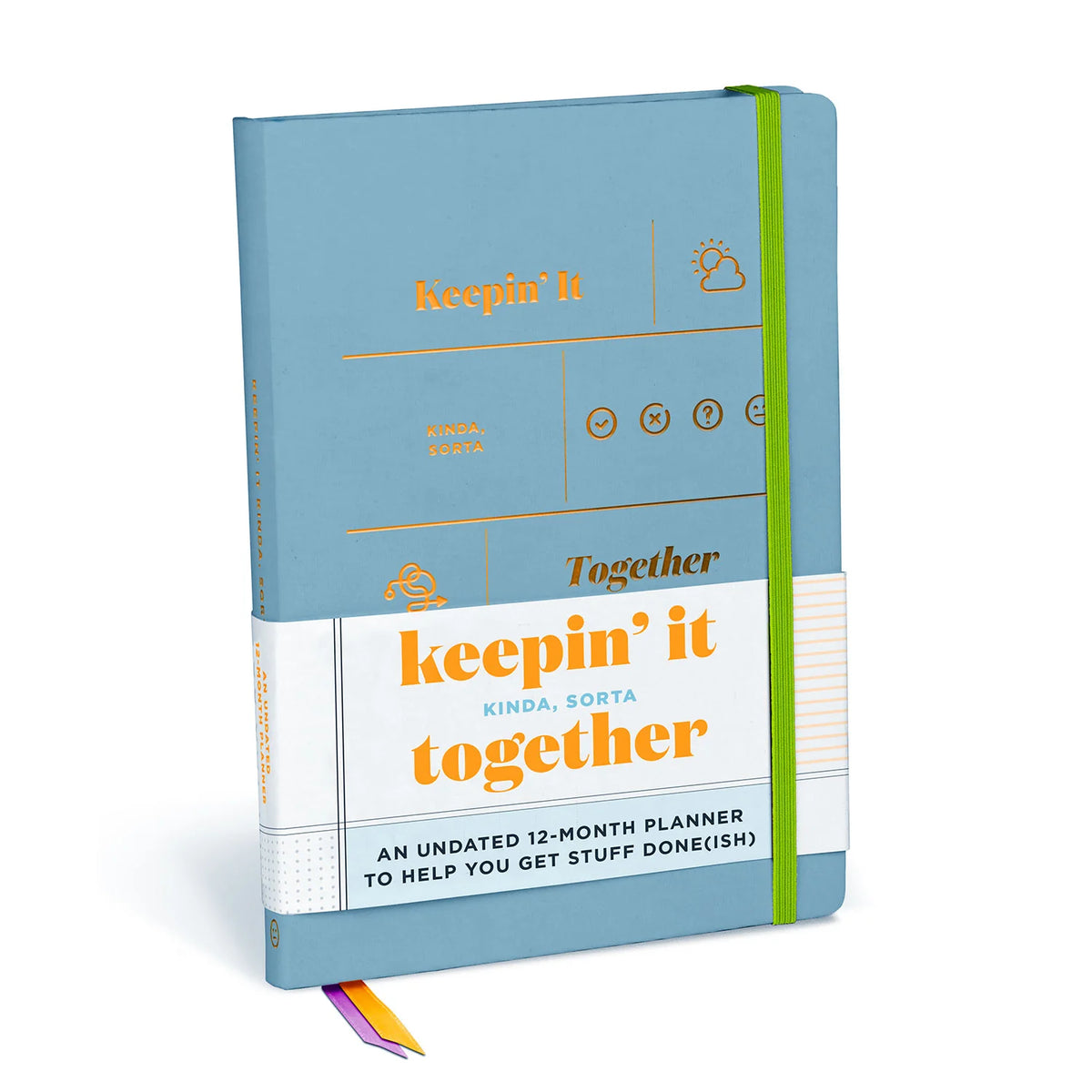 Keepin’ It Kinda, Sorta Together 12 Month Planner by penny black