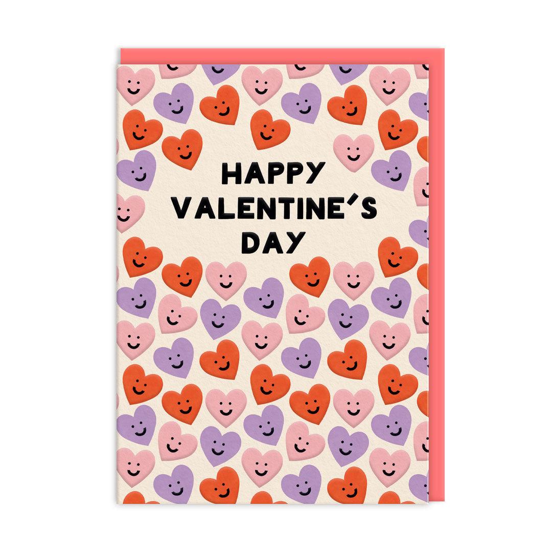 Heart Faces Valentine&#39;s Day Card by penny black