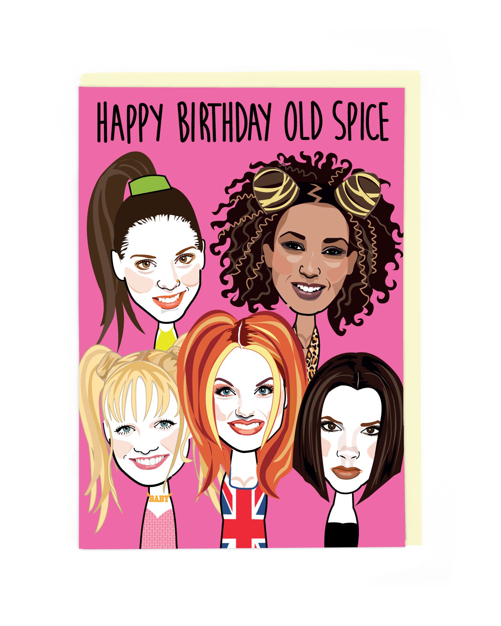 Old Spice Girls Funny Birthday Card by penny black
