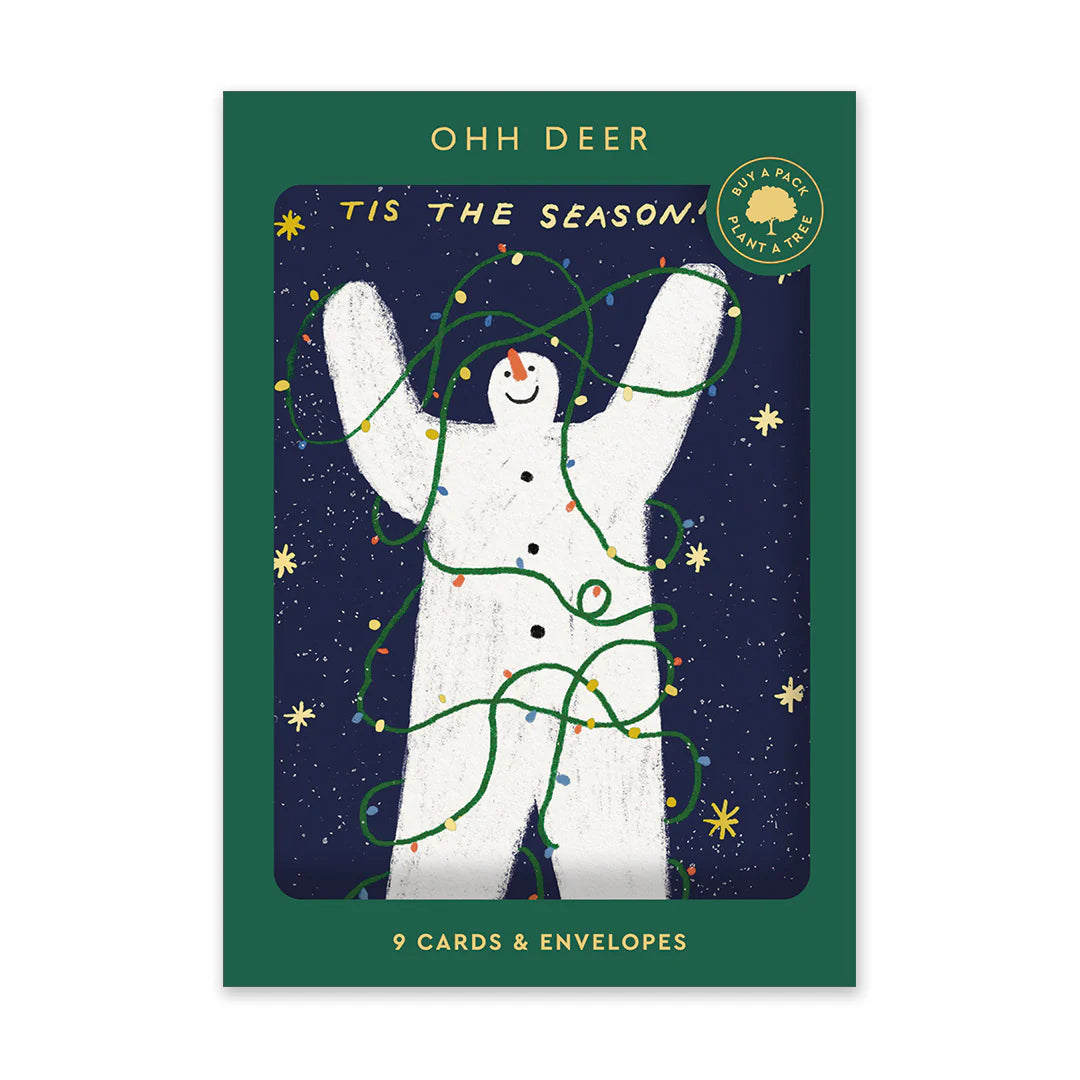 Max Machen Christmas Card Set 9 Pack by penny black