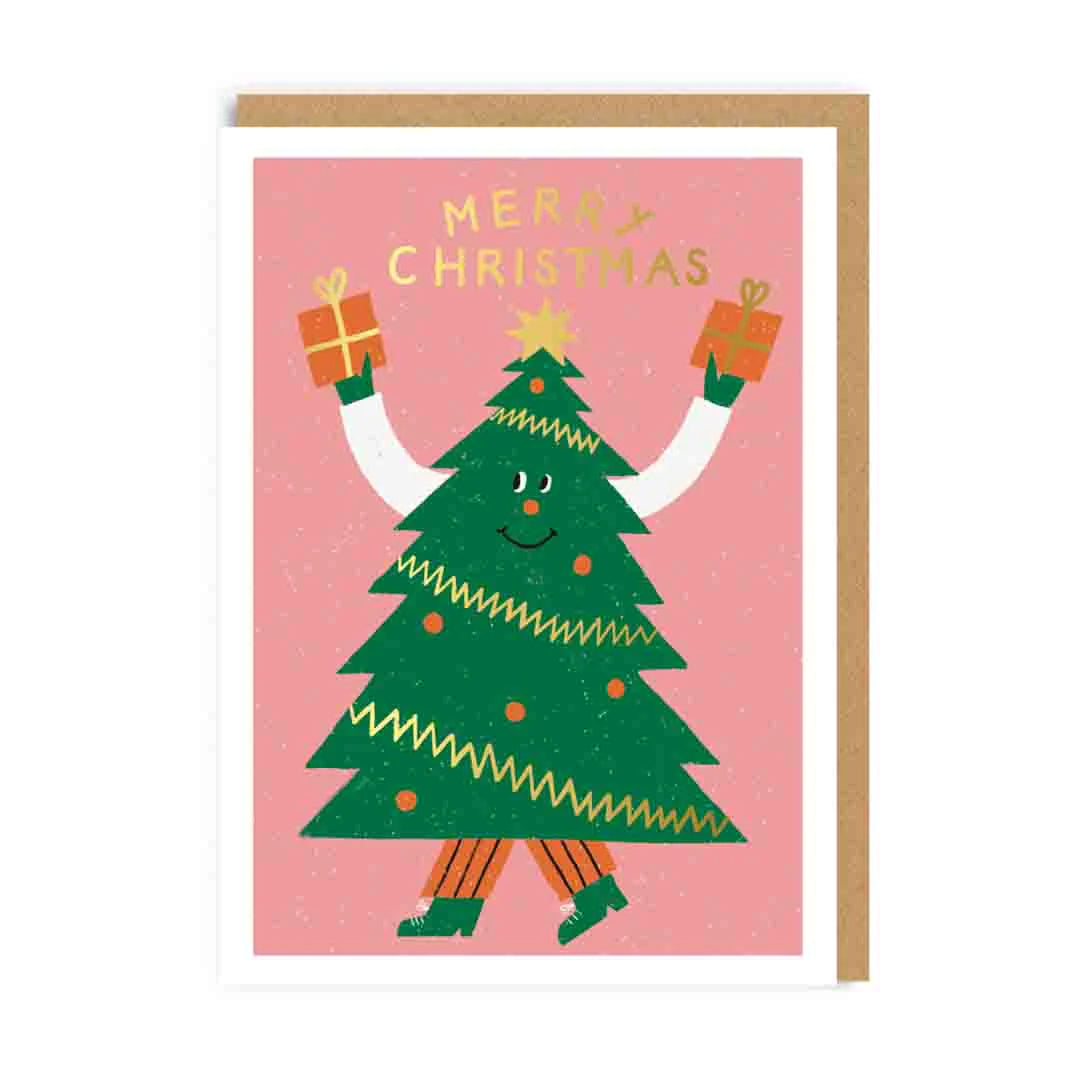 Max Machen Christmas Card Set 9 Pack - Christmas Tree Dress Up design by penny black