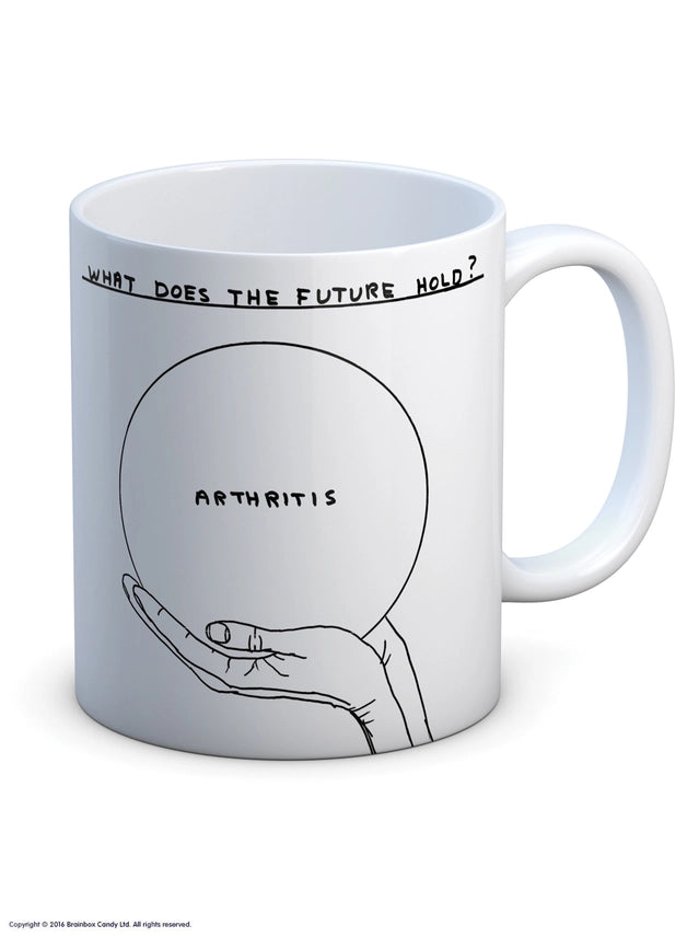 Arthritis Crystal Ball David Shrigley Mug by penny black