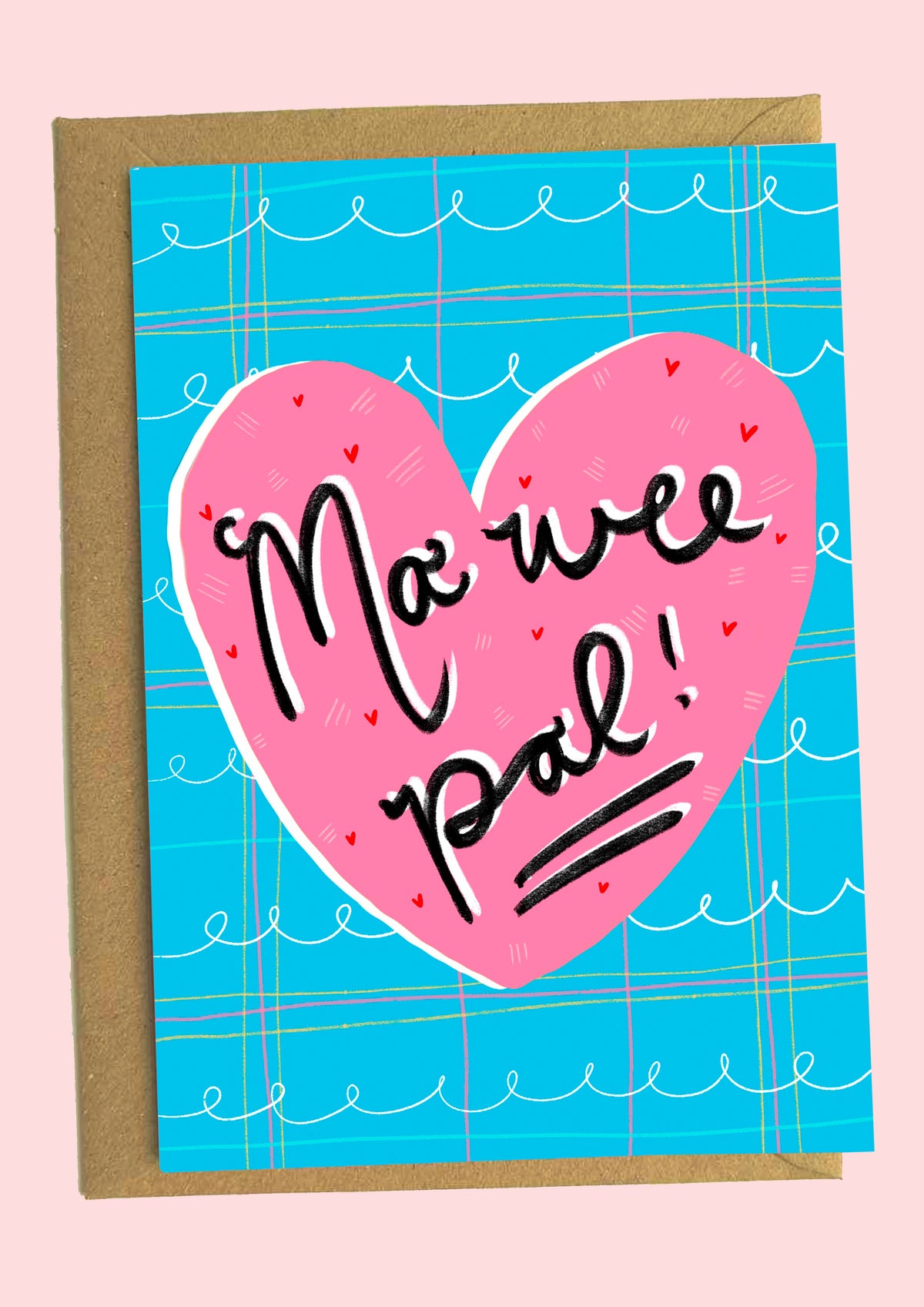 Ma Wee Pal Heart Friendship Card by penny black