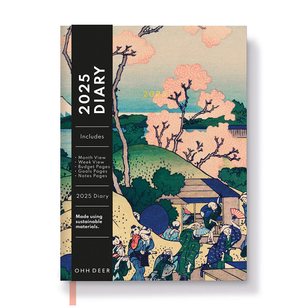 Japanese Blossom 2025 A5 Diary by penny black