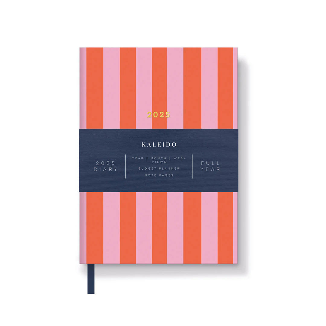 Kaleido Candy Stripe 2025 A6 Diary by penny black