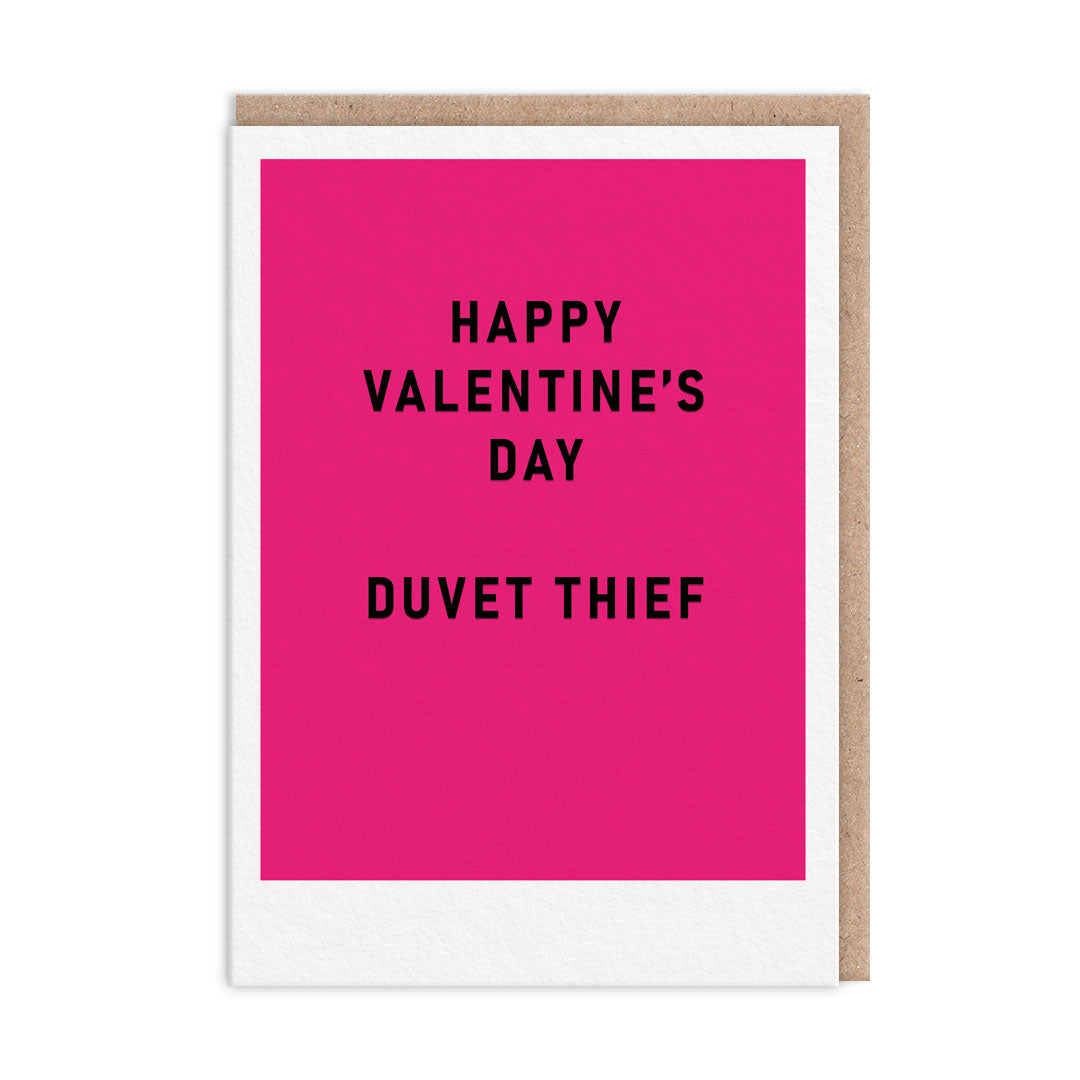 Duvet Thief Funny Valentine&#39;s Day Card by penny black