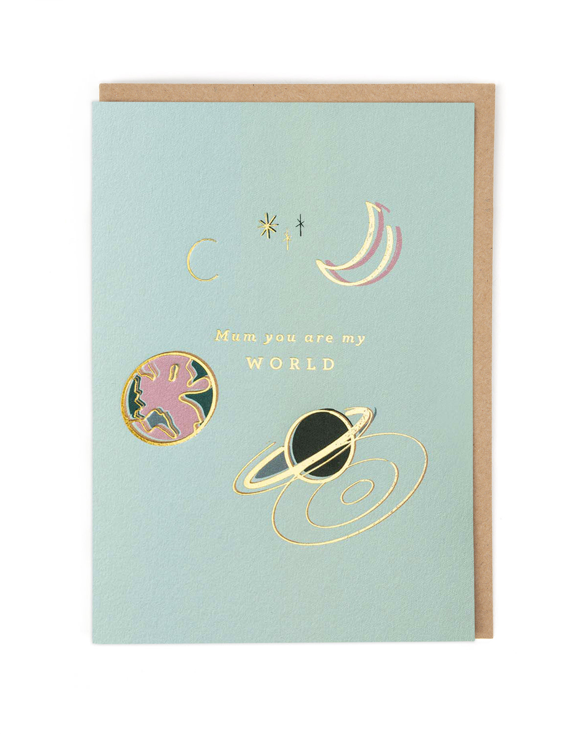 Mum My World Cosmic Mother&#39;s Day Card by penny black