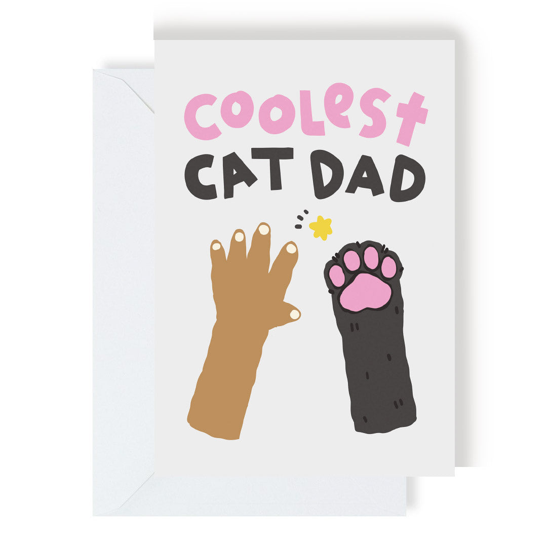 Coolest Cat Dad High Five Card by penny black